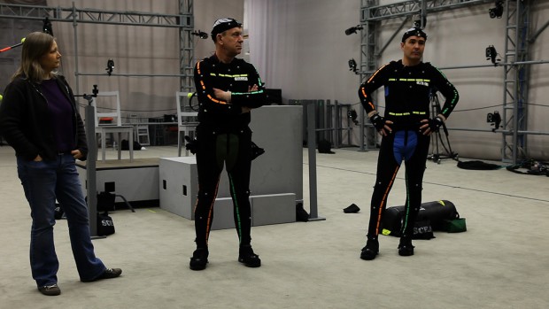 Von links nach rechts: Creative Director Amy Hennig, Richard McGonagle und Nolan North  (Foto: mw)